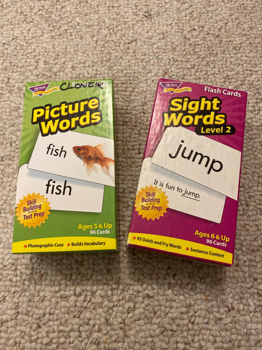 Bundle of 2 Flash Cards
