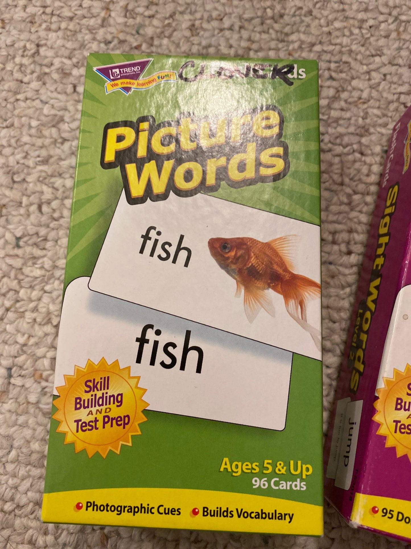 Bundle of 2 Flash Cards