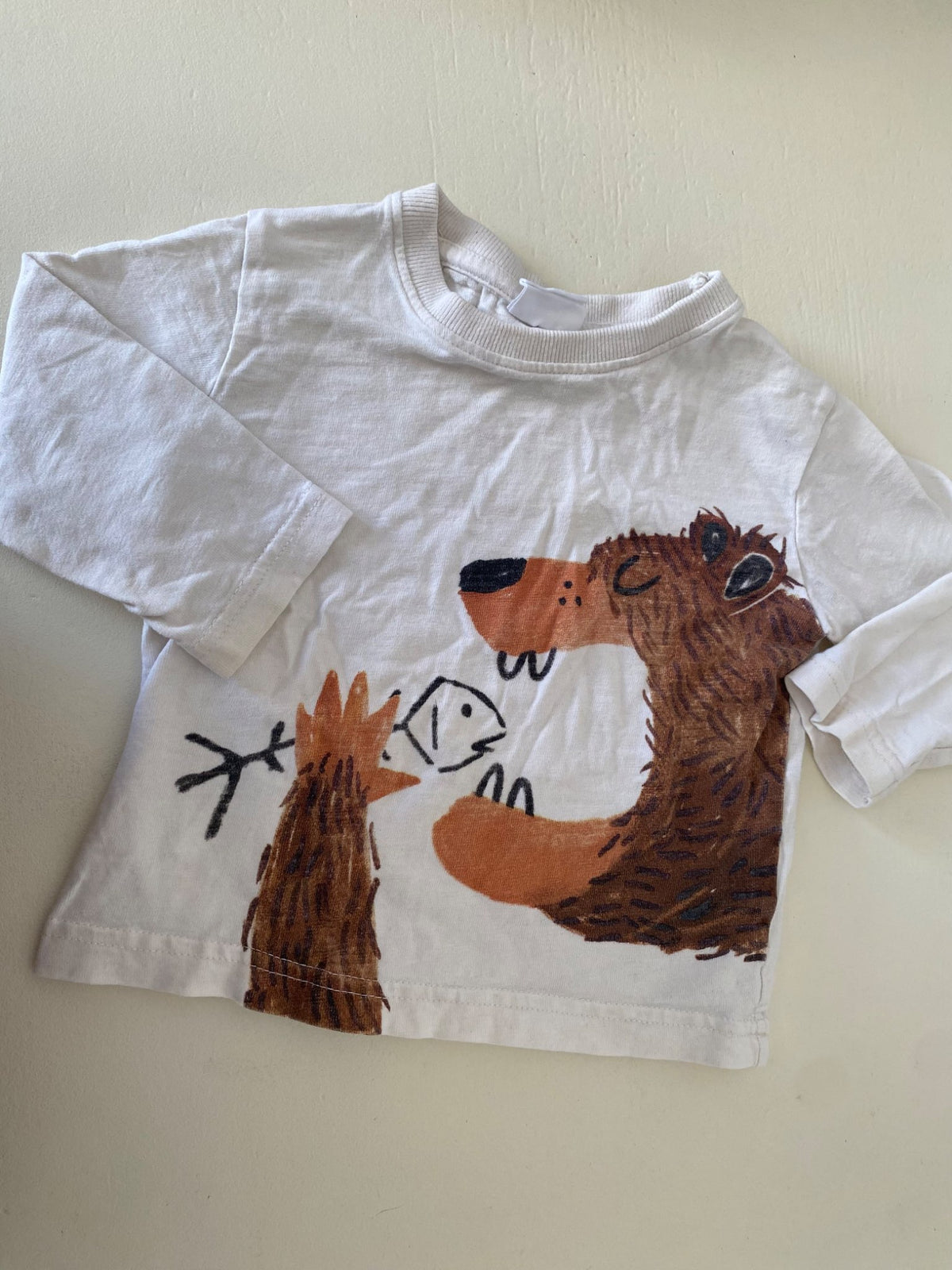 Zara tshirt , Kids 12 Month (9-12M)