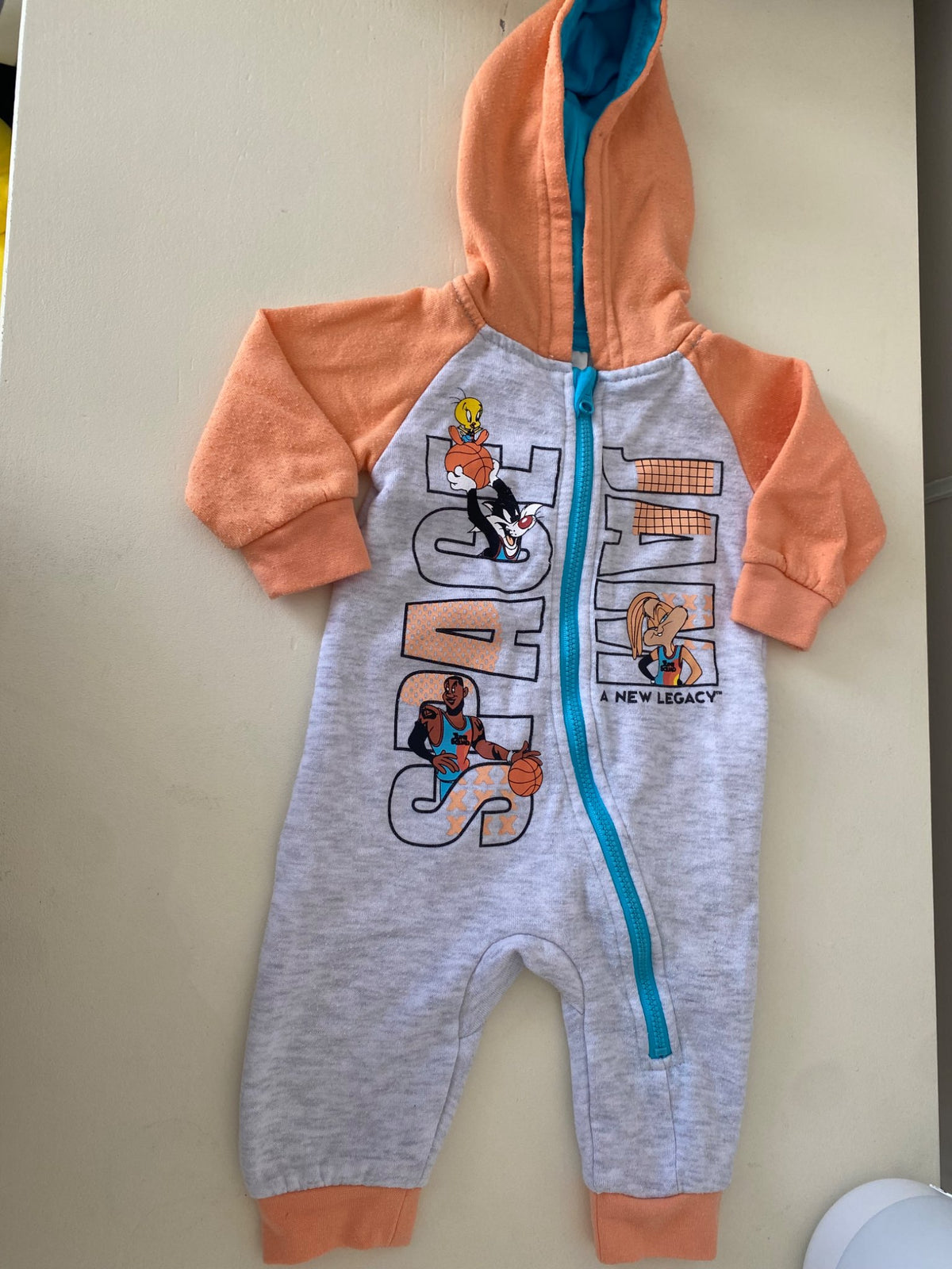 Space Jam baby romper, Kids 3 Month (0-3M)