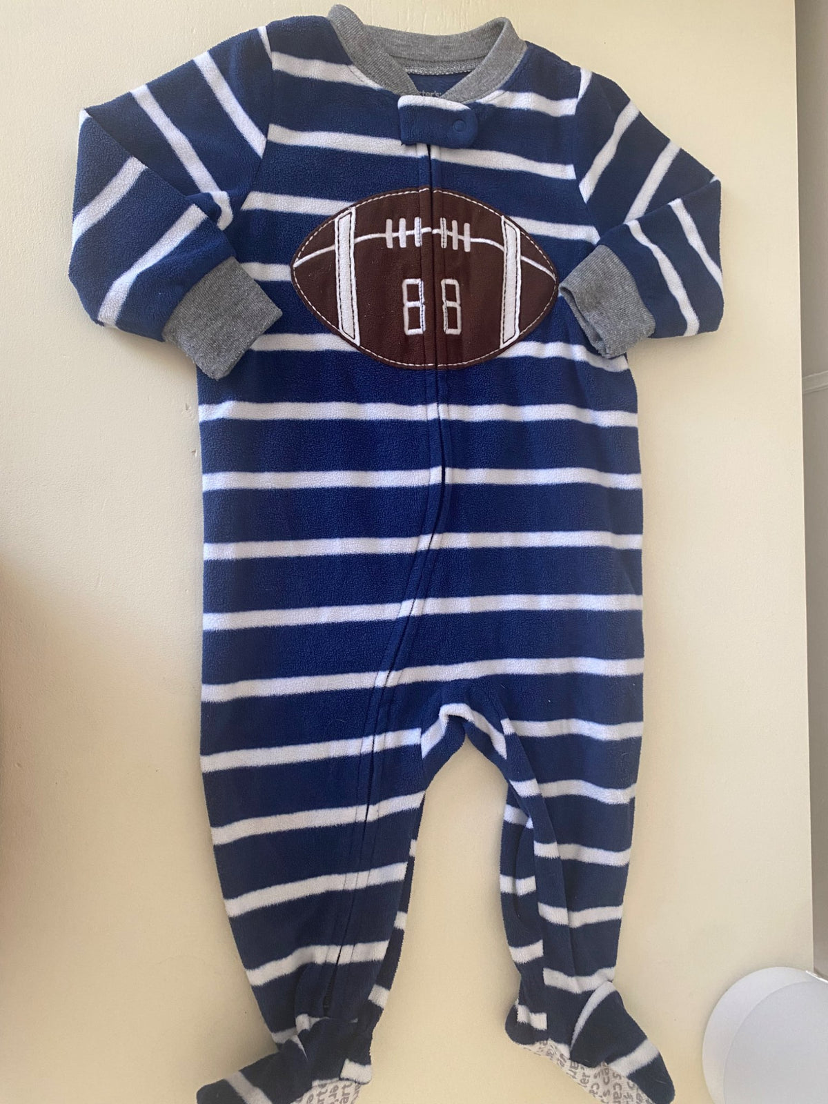 9M Carters fleece sleepers bundle, Kids 9 Month (6-9M)