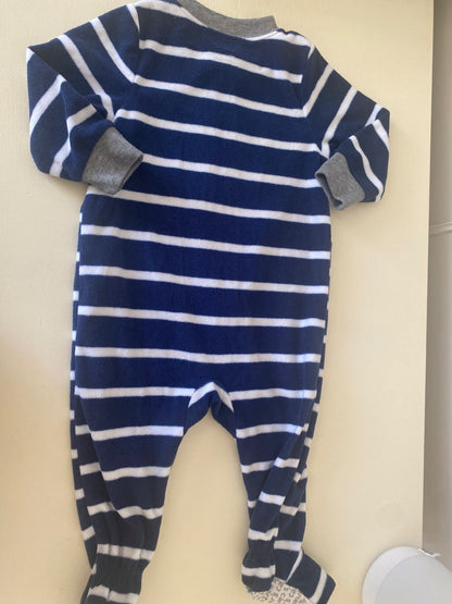 9M Carters fleece sleepers bundle, Kids 9 Month (6-9M)
