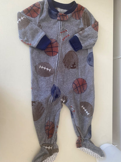 9M Carters fleece sleepers bundle, Kids 9 Month (6-9M)