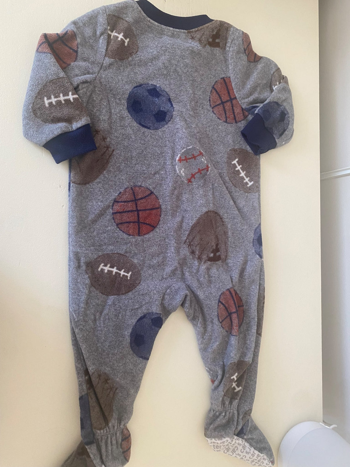 9M Carters fleece sleepers bundle, Kids 9 Month (6-9M)