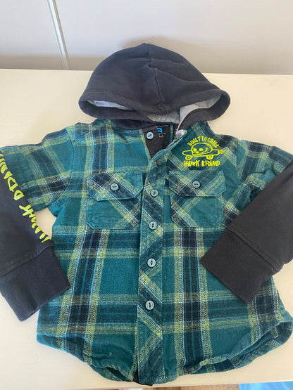 VGUC Boys Size 4 Harley Davidson and Hawk brand hoodies bundle, Kids 4/4T