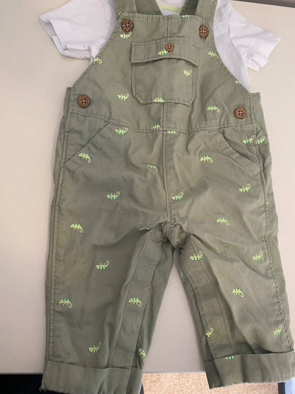 EUC boys overalls and t-shirt, Kids 6 Month (3-6M)