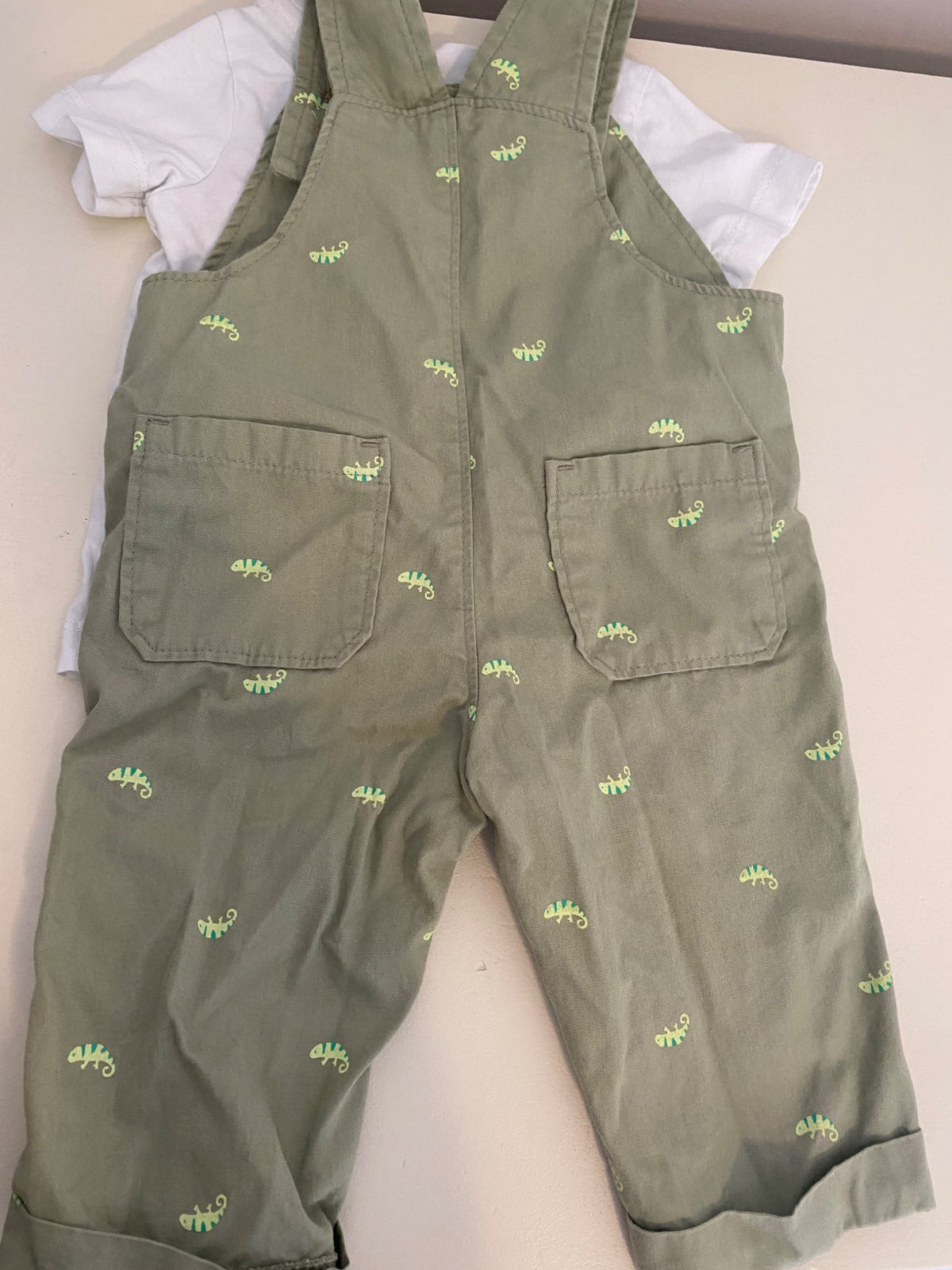 EUC boys overalls and t-shirt, Kids 6 Month (3-6M)