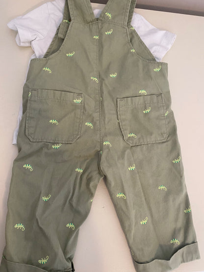 EUC boys overalls and t-shirt, Kids 6 Month (3-6M)