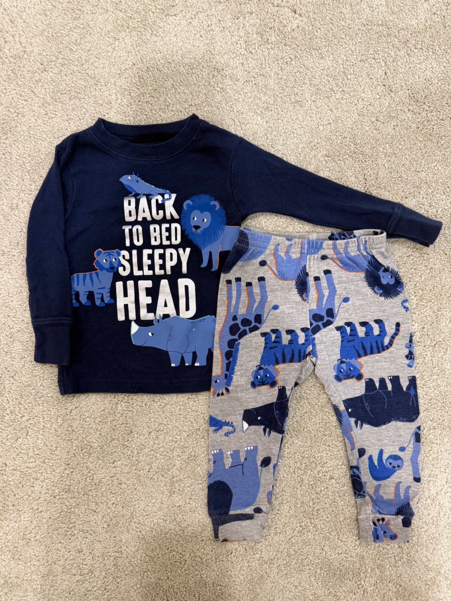 6-12M Pajamas Bundle, Kids 9 Month (6-9M)