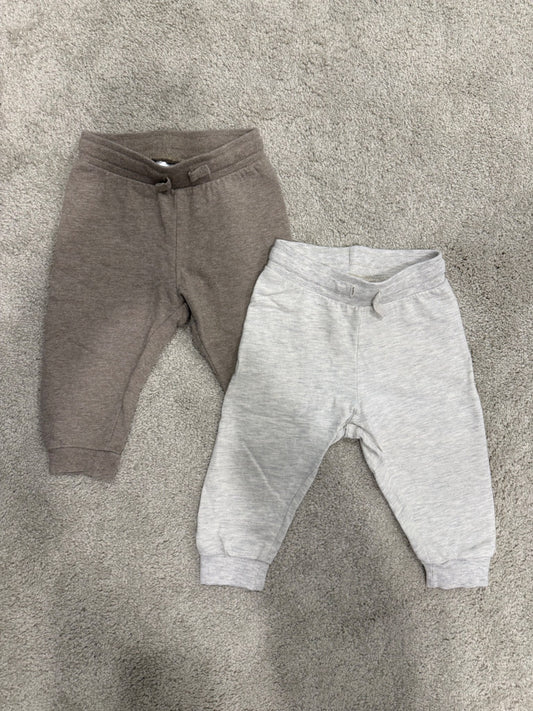 2-Pack H&M Joggers; Retail $19.99, Kids 9 Month (6-9M)