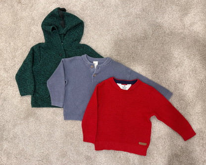 12M-18M Knit Sweater Bundle, Kids 18 Month (12-18M)