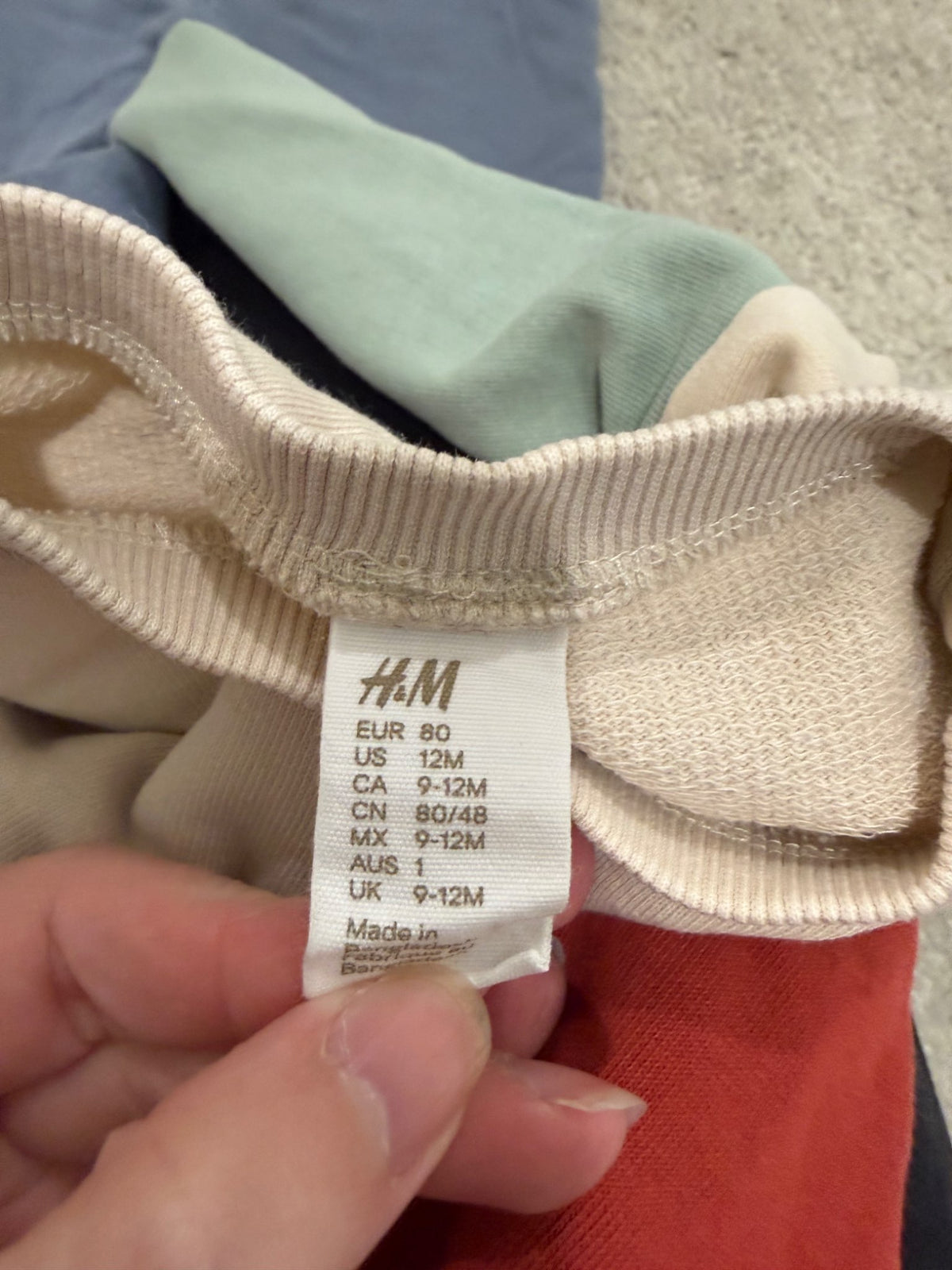 12M H&M Sweater/Jogger Set, Kids 12 Month (9-12M)