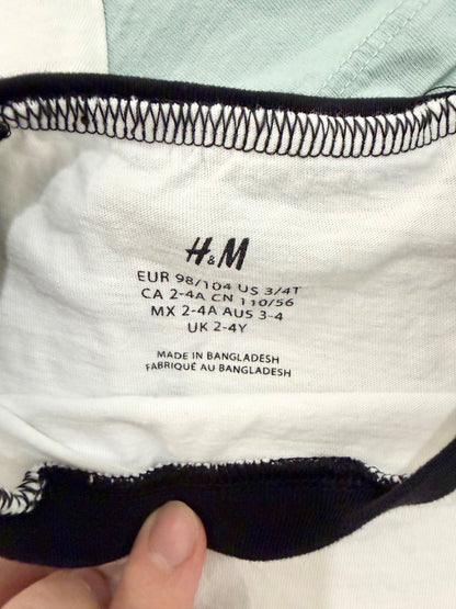 3-Pack 3/4T H&M Cotton T-shirts; retail $19.99, Kids 3T