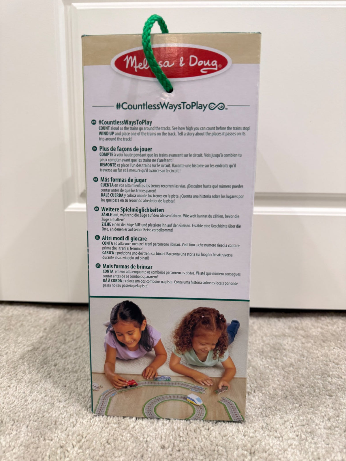 Melissa & Doug Tracks Floor Puzzle; retail $34.99