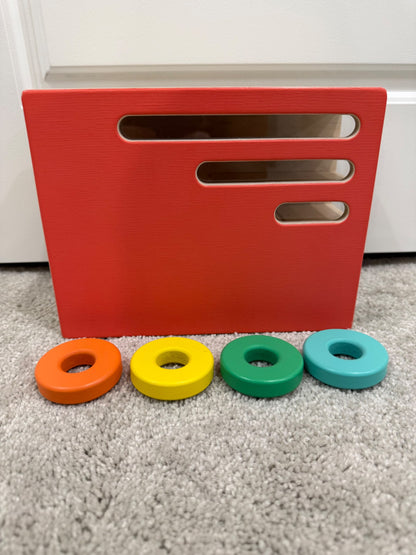 Lovevery Count and Slide Ring Chute; reselling $15-25 online