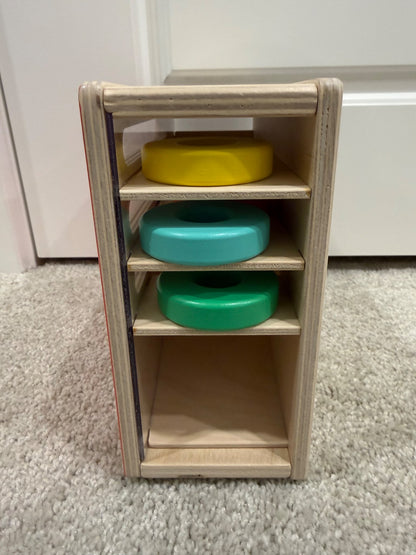 Lovevery Count and Slide Ring Chute; reselling $15-25 online