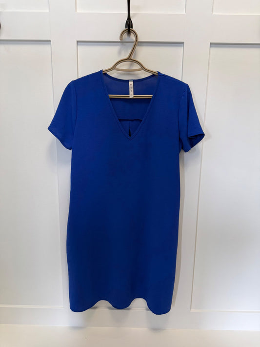 PinkBlush Short-Sleeve V-neck Maternity Dress, retail $79.65, Maternity S (4-6)