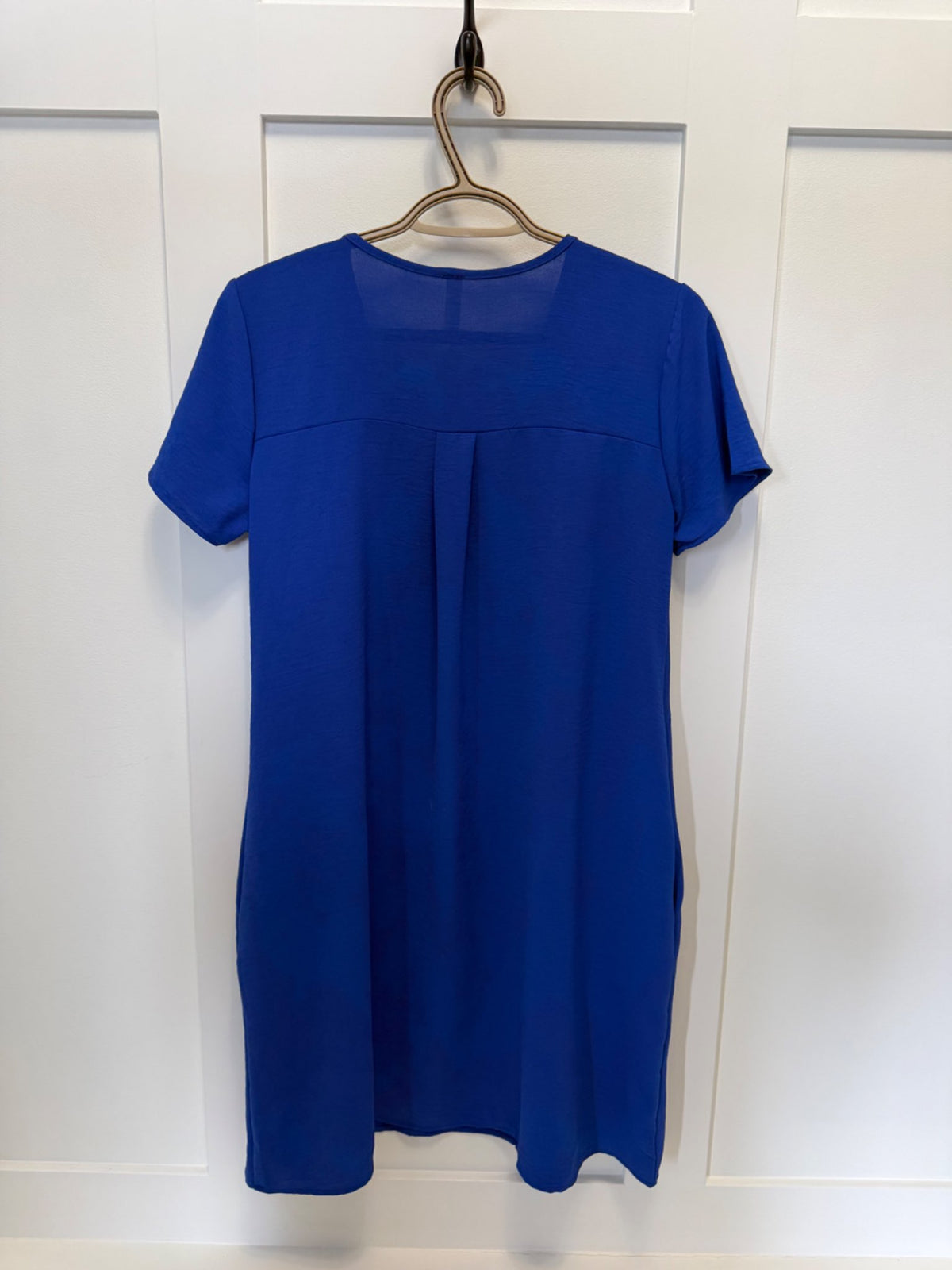 PinkBlush Short-Sleeve V-neck Maternity Dress, retail $79.65, Maternity S (4-6)