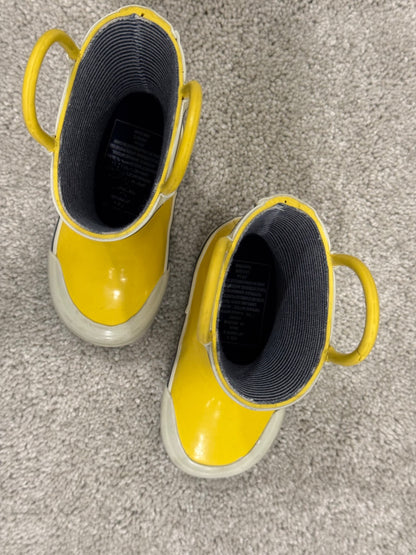 Joe Fresh Toddler Boys’ Rubber Rain Boots, size 5, retail $24, Shoes 5 (Walkers:12-24 mth)