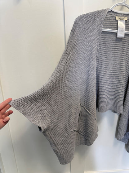 Cocogio Open-front Knit Poncho/Cardigan, resell $30-$50, Maternity S (4-6)