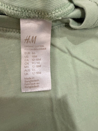 2-pack H&M Kids Basic Cotton T-Shirts, size 18M, retail $14.99, Kids 18 Month (12-18M)