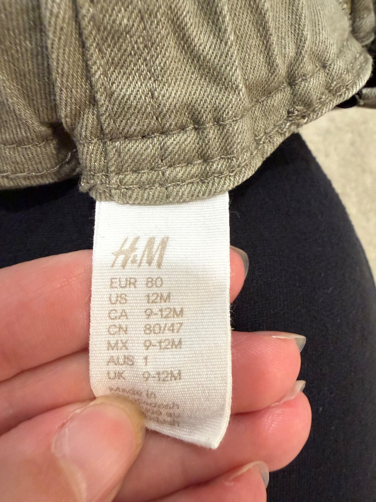 3-Pack Assorted H&M Pants, size 12M