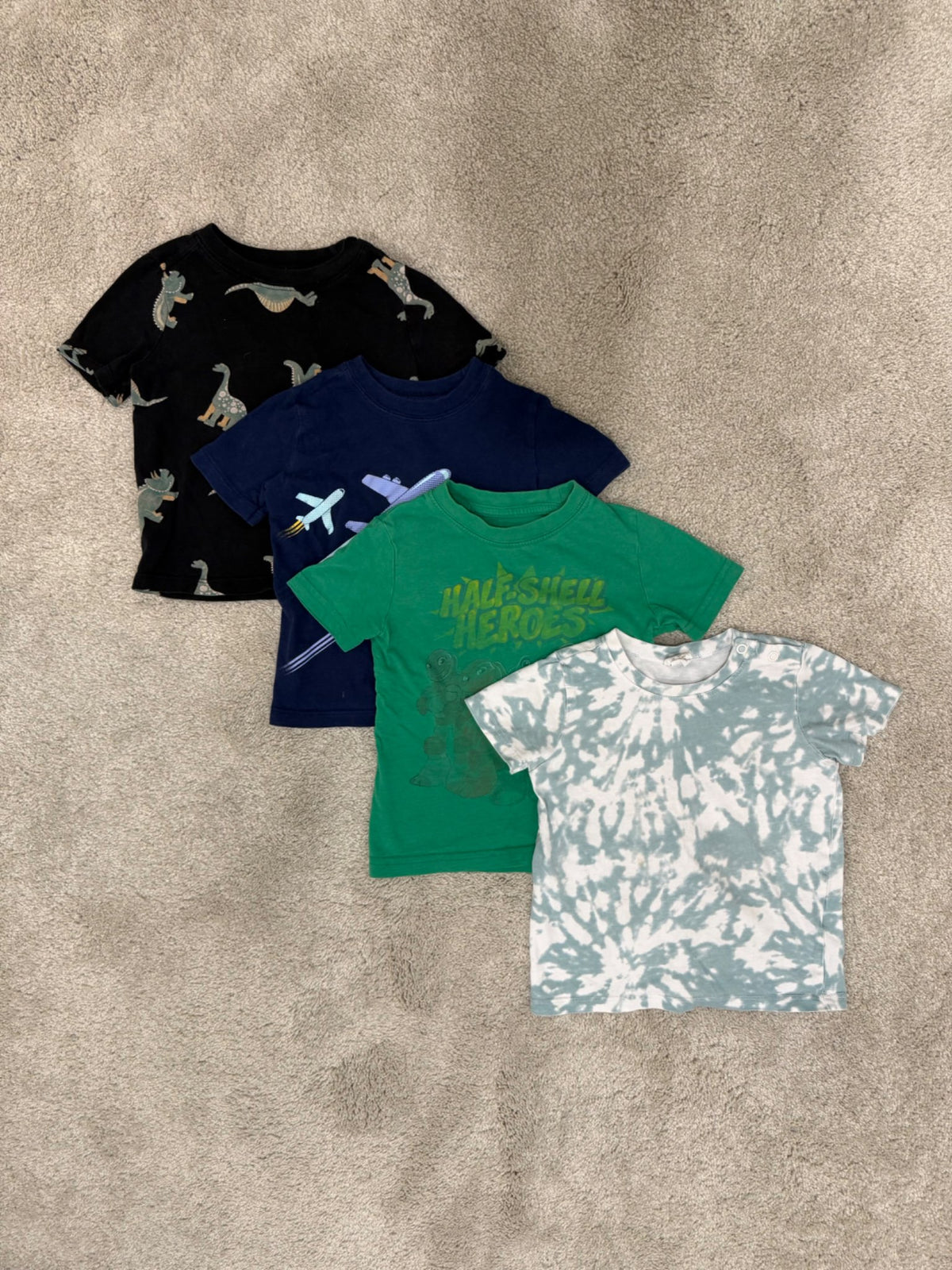 4-Pack Assorted T-shirt Brands, size 18M, Kids 18 Month (12-18M)
