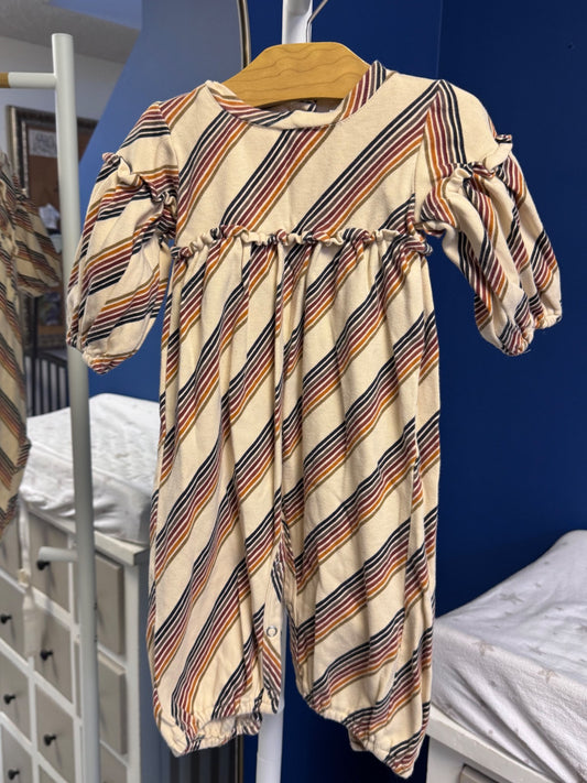 Striped Kate Quinn Romper , Kids 9 Month (6-9M)