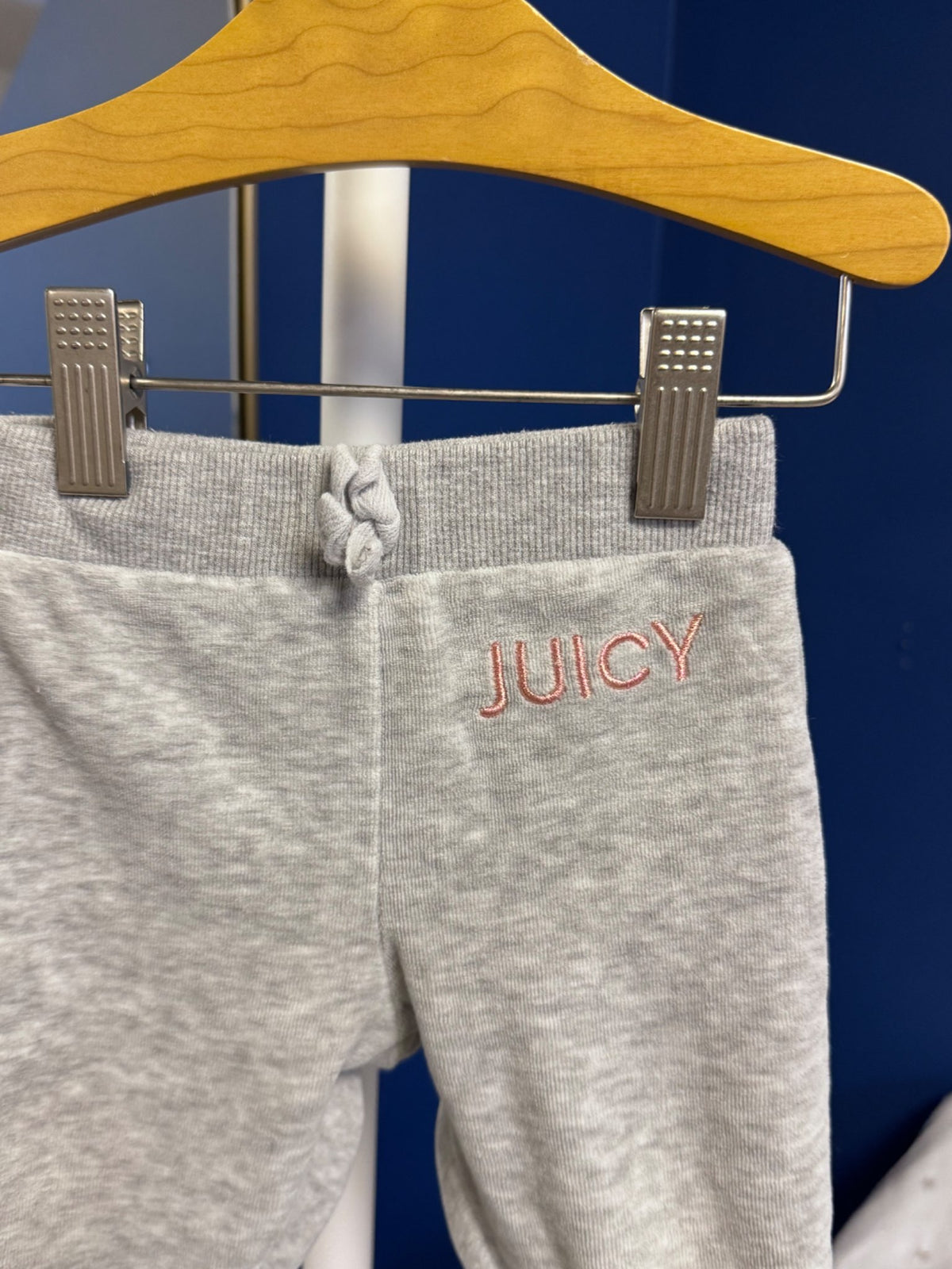 Pink, Grey and Sparkly Juicy Couture Sweat Suit , Kids 6 Month (3-6M)