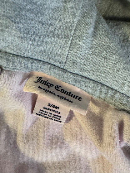 Pink, Grey and Sparkly Juicy Couture Sweat Suit , Kids 6 Month (3-6M)