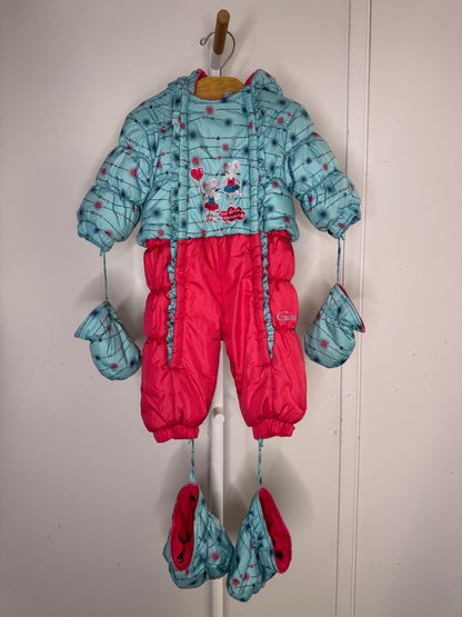 Gusti Girls Snowsuit, Kids 9 Month (6-9M)