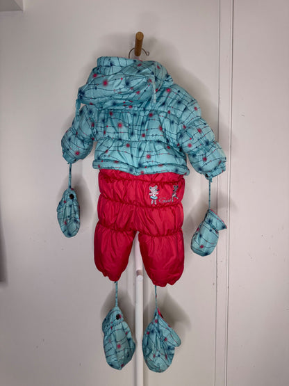 Gusti Girls Snowsuit, Kids 9 Month (6-9M)