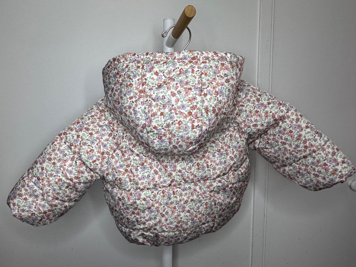 M&S (Marks and Spencer UK) Floral Winter Jacket, Kids 6 Month (3-6M)