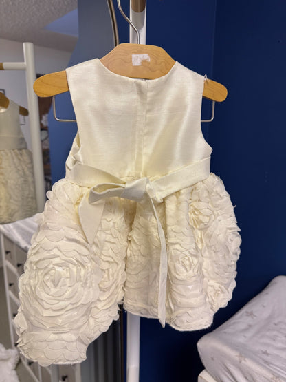 Cinderellas Cream Formal Baby Dress
