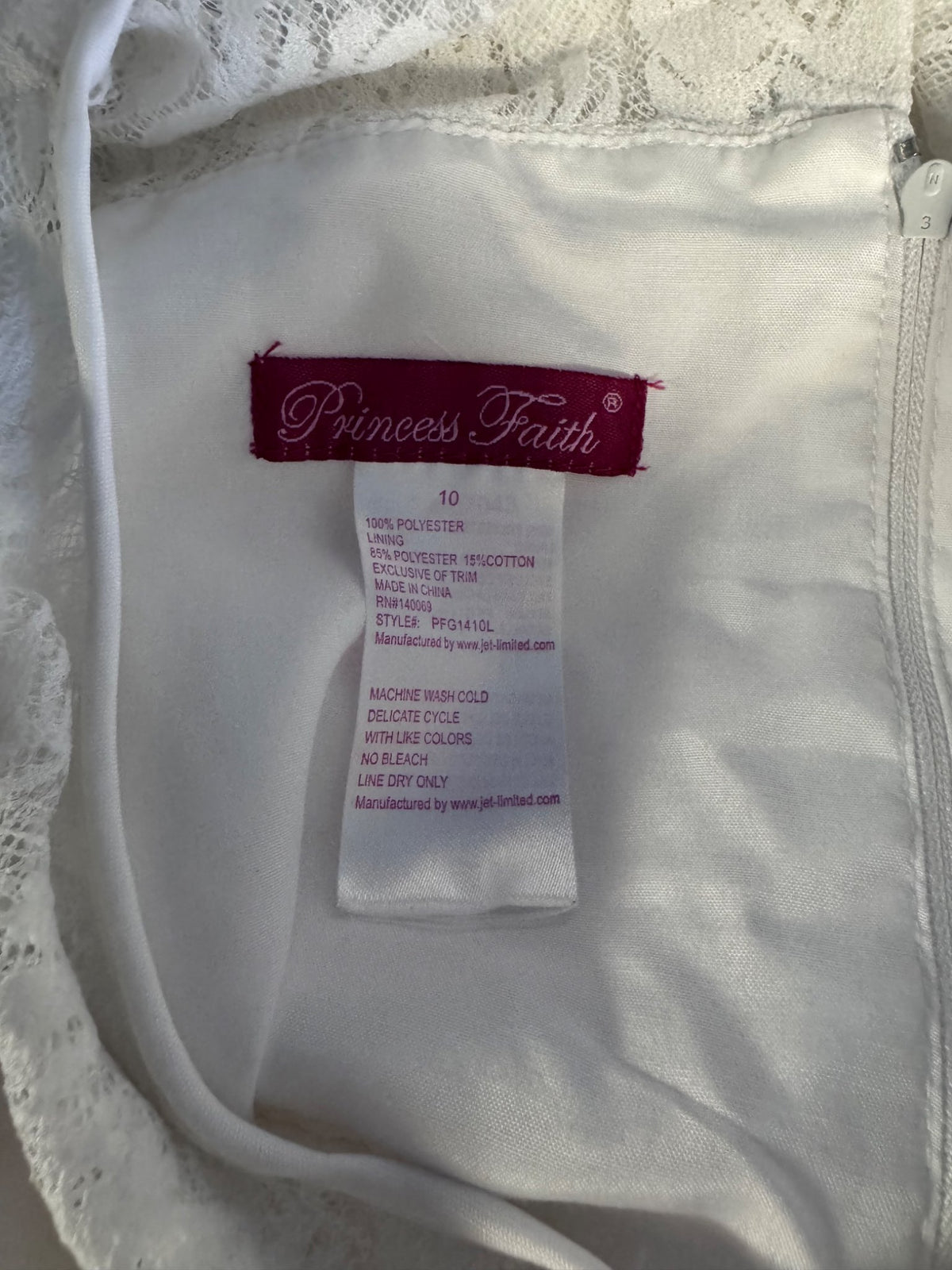 Princess Faith Formal Dress, Kids 10
