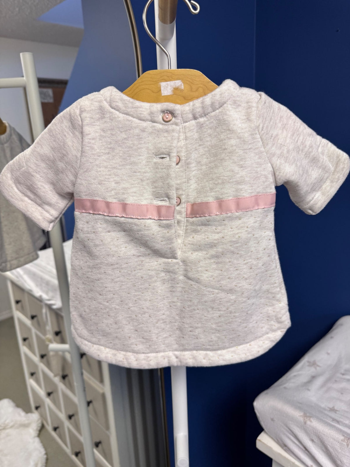 Piper and Posie Pink Bow Dress, Kids 6 Month (3-6M)
