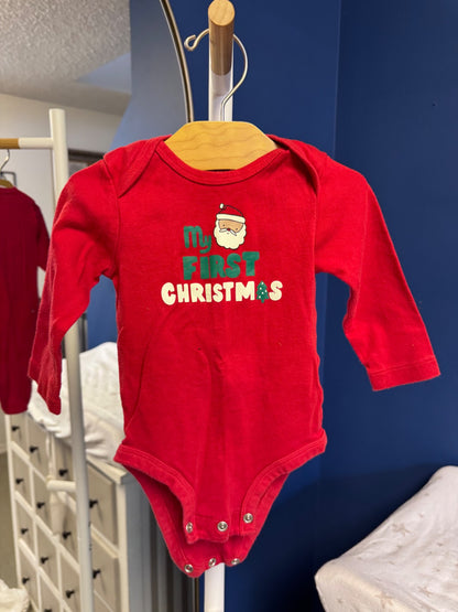 My first Christmas Santa pj’s, Kids 9 Month (6-9M)
