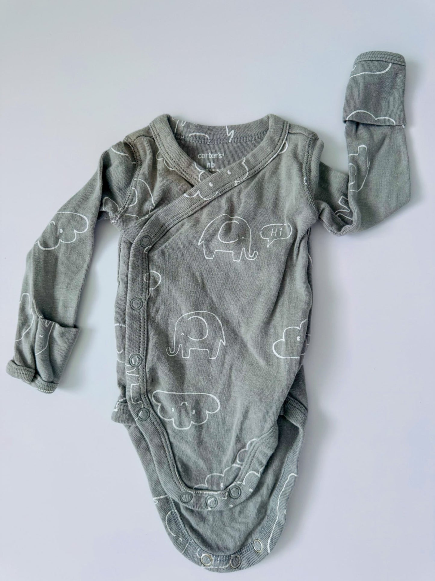 Carters Grey Cloud Newborn Outfit, Kids Newborn