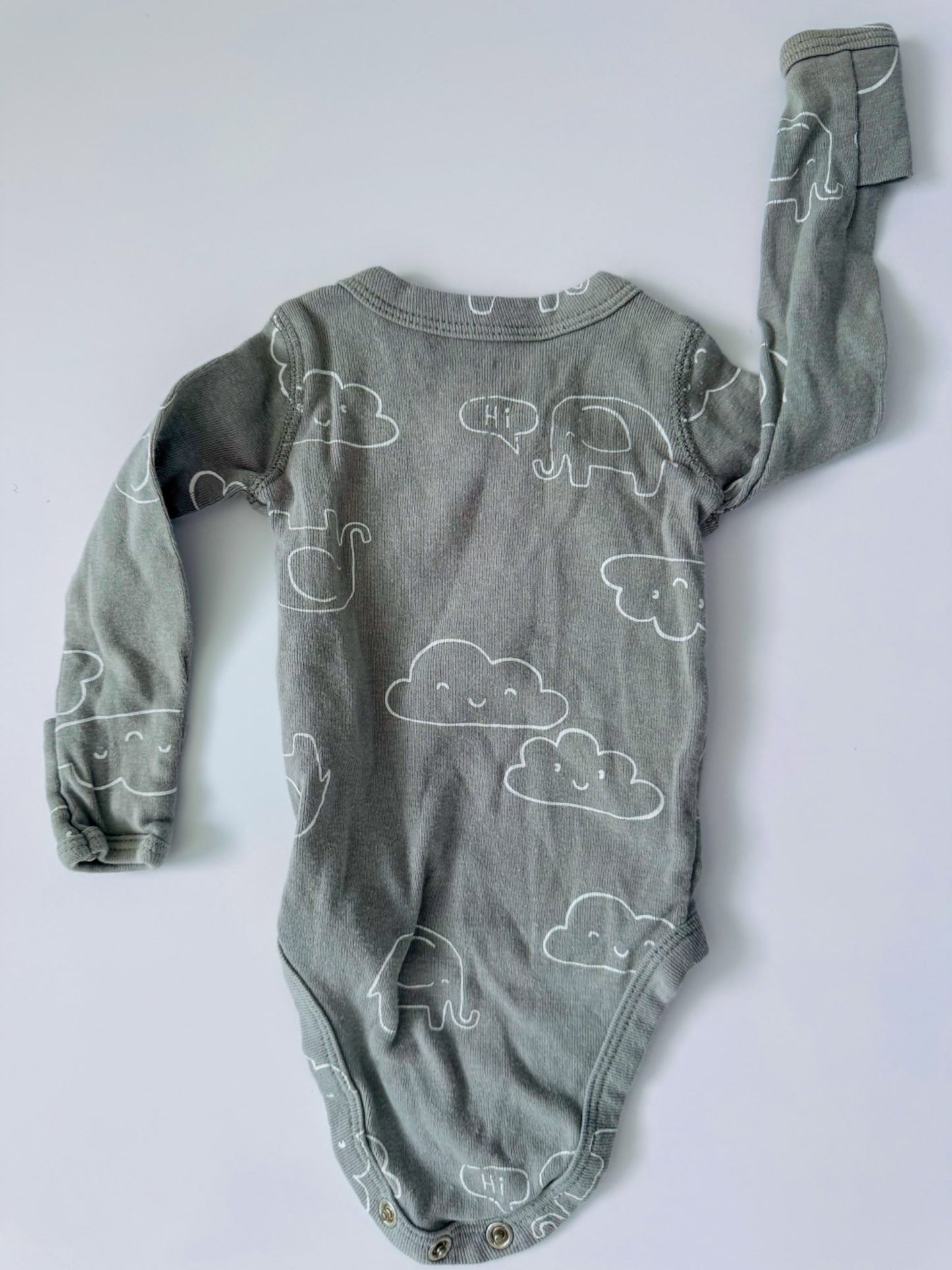 Carters Grey Cloud Newborn Outfit, Kids Newborn