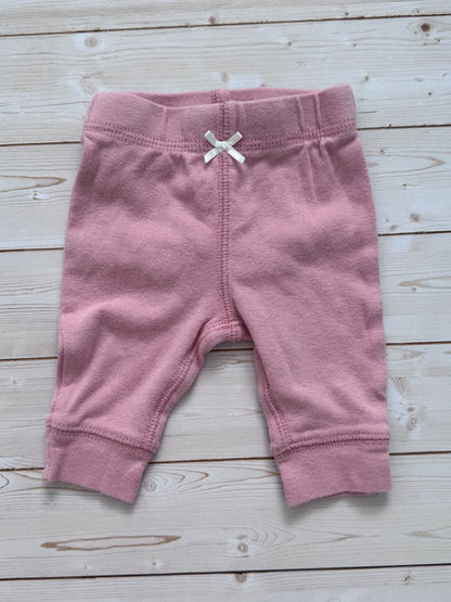 Simple Pink and White Sleeveless Outfit, Kids Newborn