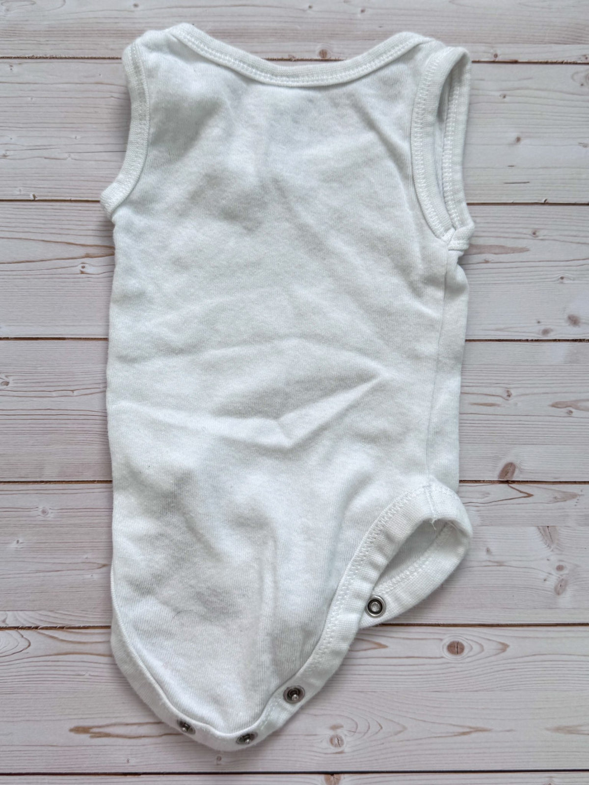 Simple Pink and White Sleeveless Outfit, Kids Newborn