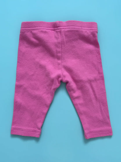 Ditzy Fun Rabbit Print Top and Pink Bottoms, Kids 3 Month (0-3M)