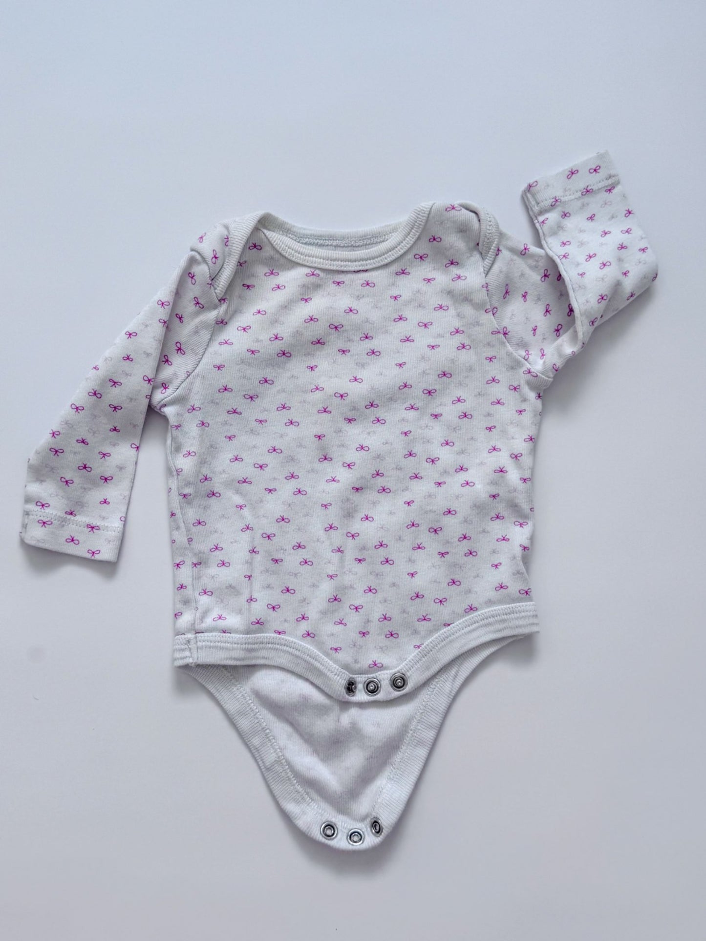 Pretty Pink Bows Outfit, Kids 3 Month (0-3M)