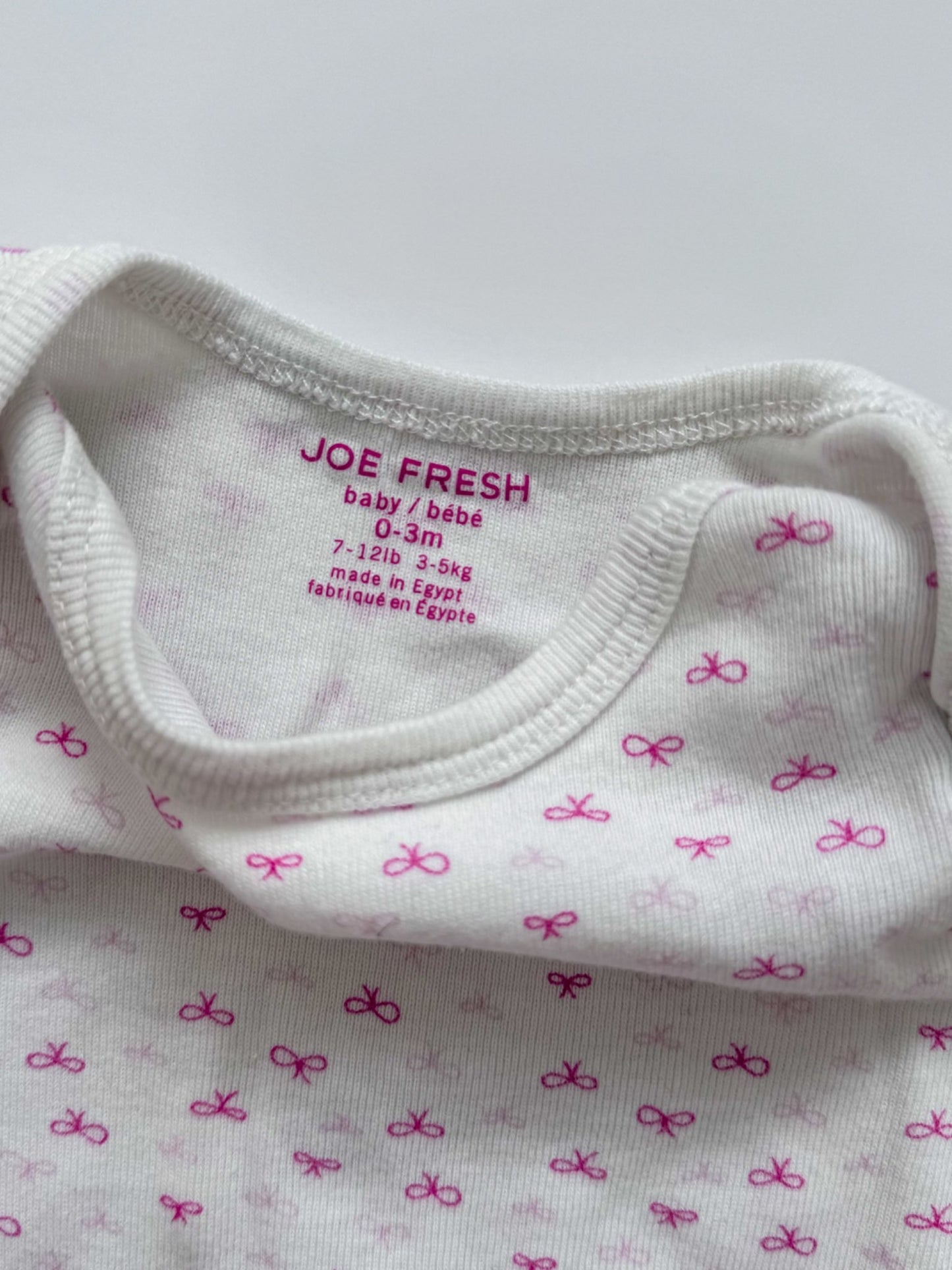 Pretty Pink Bows Outfit, Kids 3 Month (0-3M)