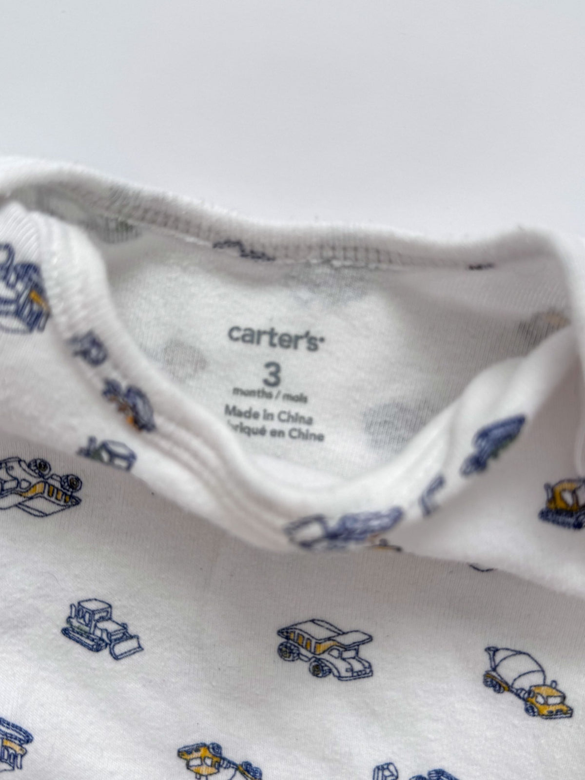 Little Trucks Print Outfit, Kids 3 Month (0-3M)