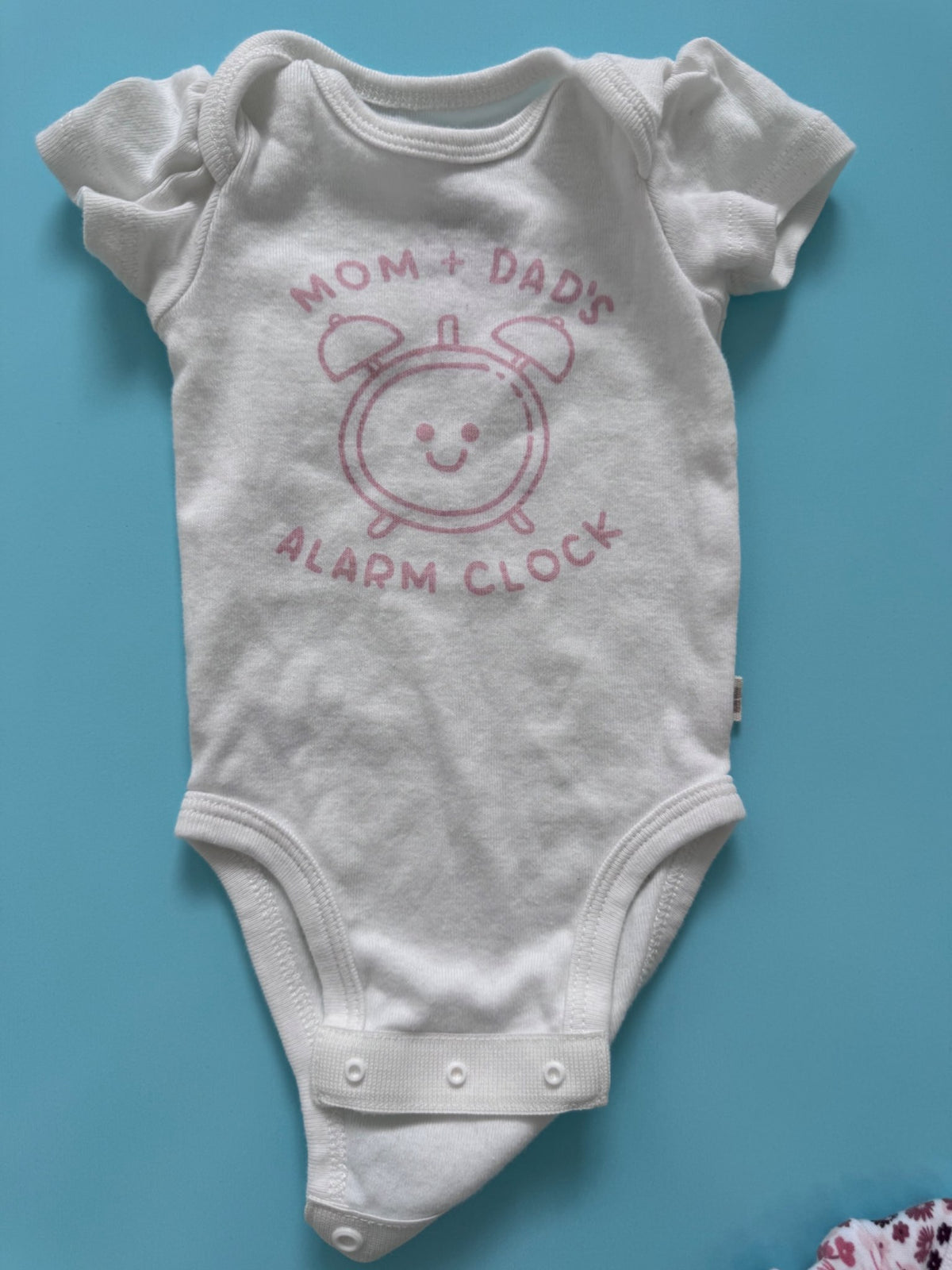 Mom and Dads Alarm Clock + Floral Outfit, Kids Newborn