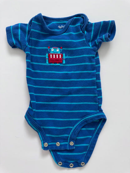 5 Boys Bodysuits including Robot and Alien design, Kids 6 Month (3-6M)