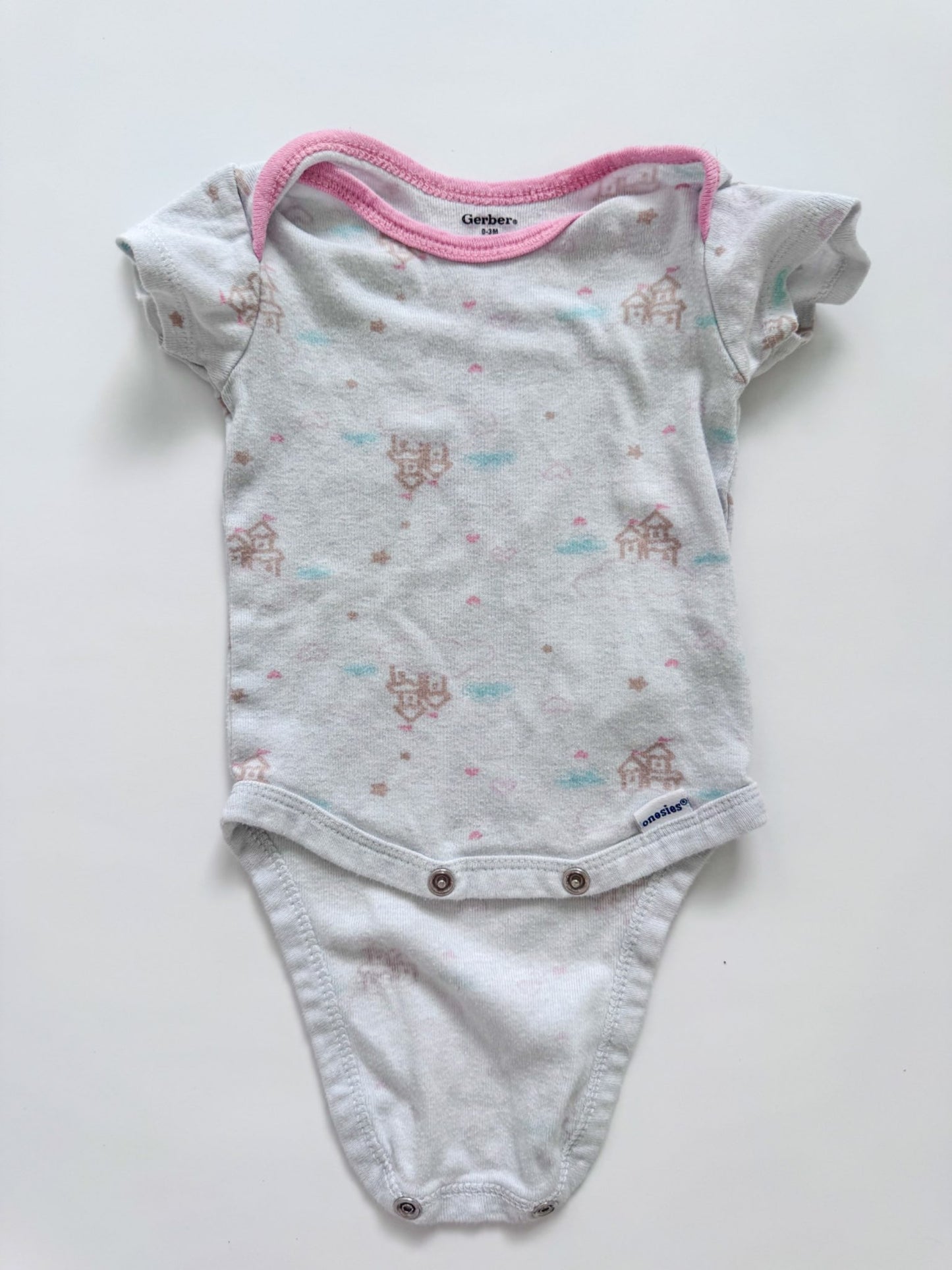 Set of 4 girls bodysuits, Kids 3 Month (0-3M)