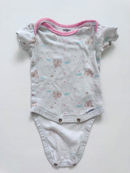 Set of 4 girls bodysuits, Kids 3 Month (0-3M)