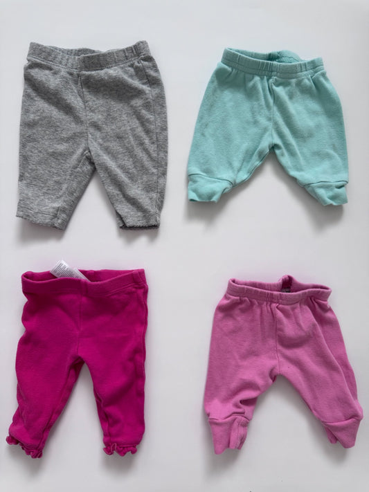 4 newborn girls spring colour pants, Kids Newborn